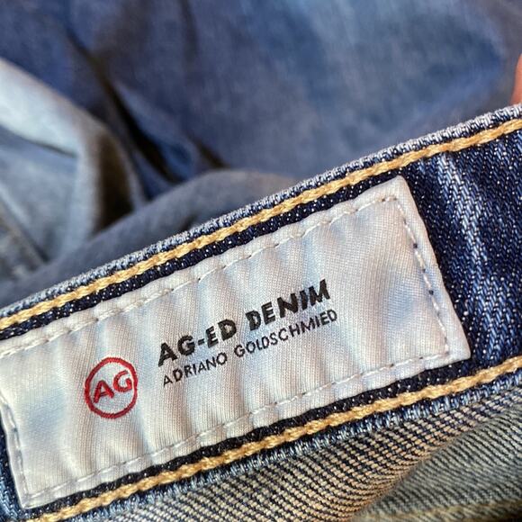 AG Adriana Goldschmied The Isabella High Rise Straight Leg Crop Jeans Size 26 - Picture 8 of 9